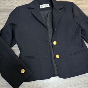BEECHERS BROOK | 2pc navy blazer + skirt set